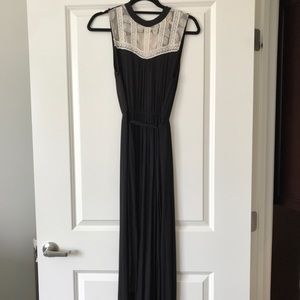 Long black maxi dress
